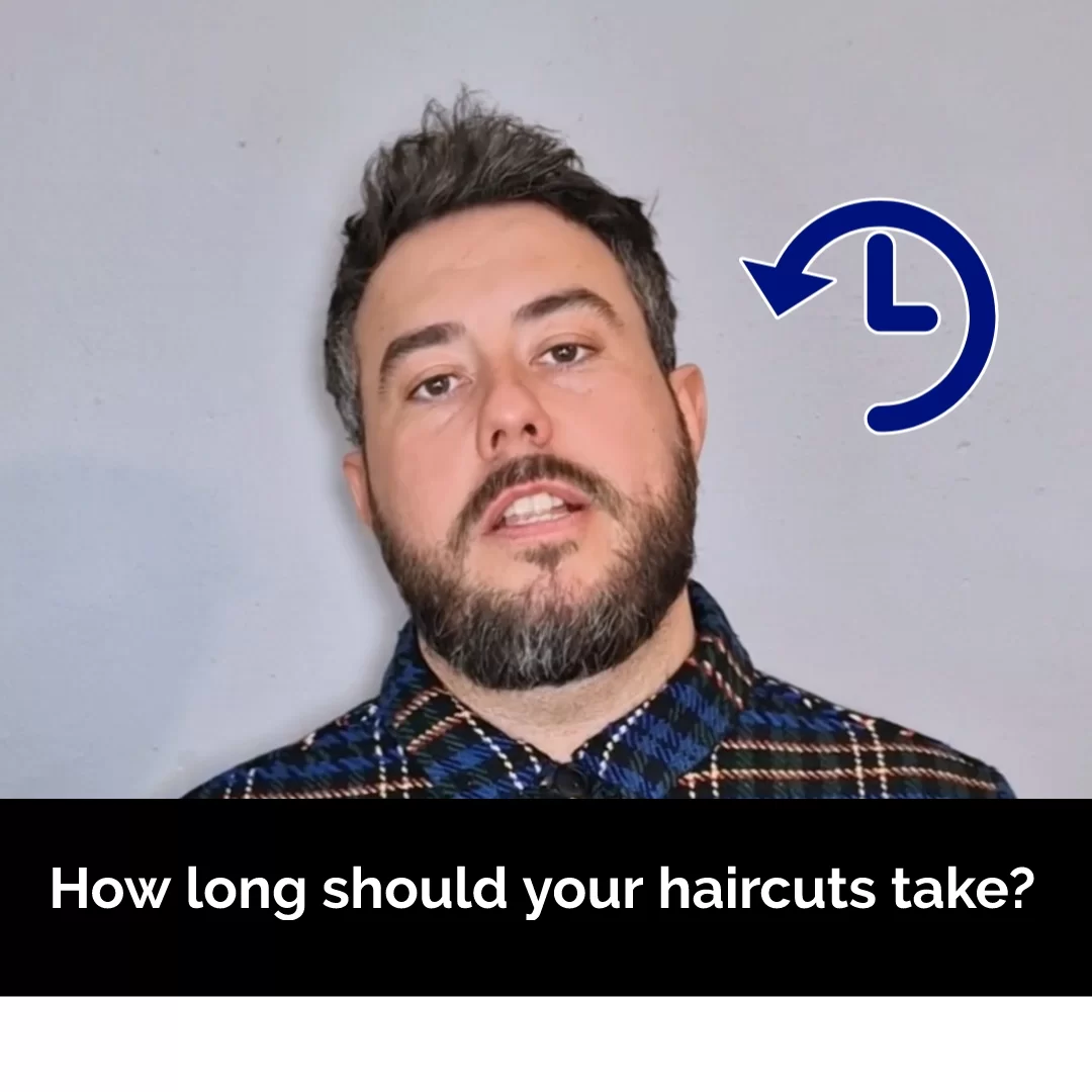 BK BARBER - POINT CUTTING AND REFINING A FADE