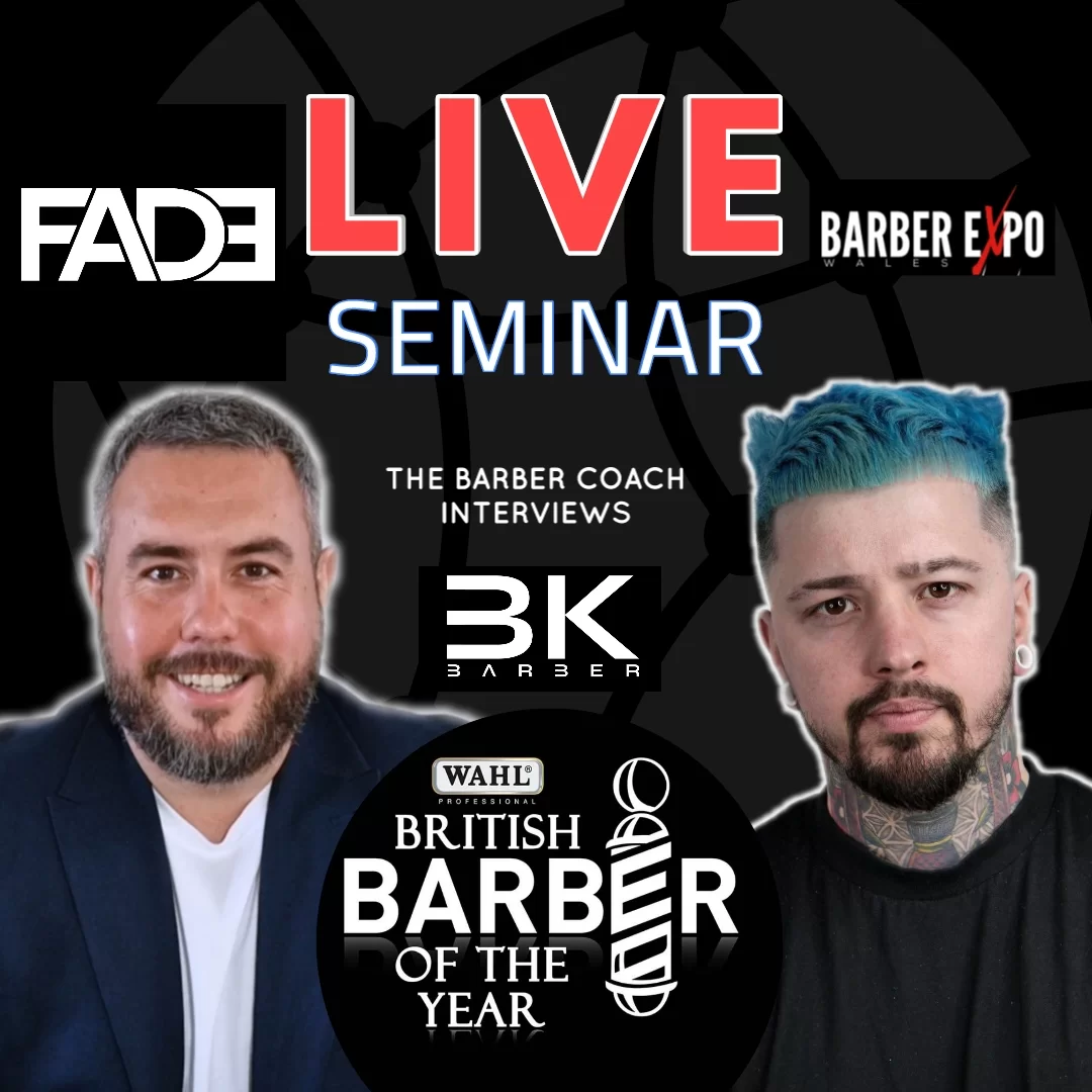 BK BARBER - POINT CUTTING AND REFINING A FADE